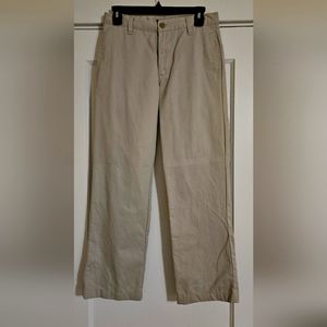 Boys Cherokee Khaki Flat Front Pants Size 12H